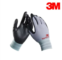 Gants en nylon 3M à usage général, personnalisables, gris, résistants à l'eau, à l'huile, aux produits chimiques, durables, longue durée de vie, lavables