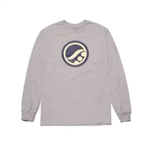 Foshan Logo kustom mode desain Highstreet katun coklat 450G Pullover berat warna memblokir Raglan Hoodie pria