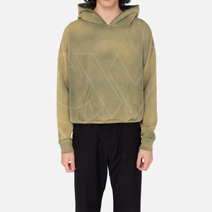 เสื้อฮู้ดดี้ผู้ชายผ้าโพลีเอสเตอร์/คอตตอนแบบเรียบสั่งทำพิเศษสำหรับฤดูหนาว พร้อมผ้าระบายอากาศเป็นมิตรกับสิ่งแวดล้อม ดีไซน์กันแดด - Product Image 1