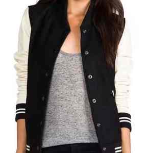 Chaquetas Varsity de Satén para Mujer a Bajo Precio, Mangas Largas, Impermeables, Transpirables, Precio al por Mayor, Venta Caliente, Personaliza con el Logotipo de tu Marca - Product Image 4