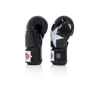 Gants de boxe de haute qualité en cuir véritable avec protection UV complète des doigts, sangle de poignet réglable antidérapante à boucle auto-agrippante - Product Image 6