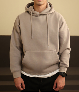 Sweat à capuche en éponge française de luxe lourd de 450 grammes sweat à capuche d'hiver surdimensionné personnalisé pour hommes vente en gros - Product Image 3