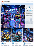 Simulateur de course VR 9D à mouvement complet pour usage commercial |   Prend en charge le dernier jeu de course de moto en réalité virtuelle
