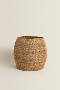 Ensemble de 3 paniers de rangement en jonc de mer naturel, paniers à linge - Product Image 3