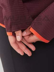 Sudaderas con capucha de lana de algodón pesado con estampado personalizado para mujer, sudaderas con capucha de lana con cremallera completa de talla grande Otero para mujer con MOQ bajo - Product Image 6