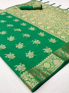 Sarouel en soie Banarasi pour femme, sarouel indien pour fête de mariage - Product Image 6