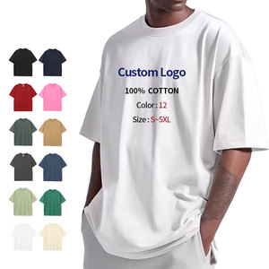 Custom Logo Mens T <b>Shirt</b> <b>100</b>% Cotton Premium Quality Breathable Soft Fabric Printed Graphic Oversize Fit Casual Streetwear Style - Product Image 4