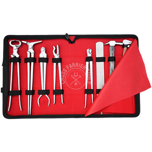 Kit de Herramientas de Herrador de Alta Resistencia, Juego de Alicates, Pinzas para Cascos, Espaciador de Cascos, Cortador de Cascos, Lima, Cuchillo Curvo para Cascos, Pulidor de Doble Cara - Product Image 3