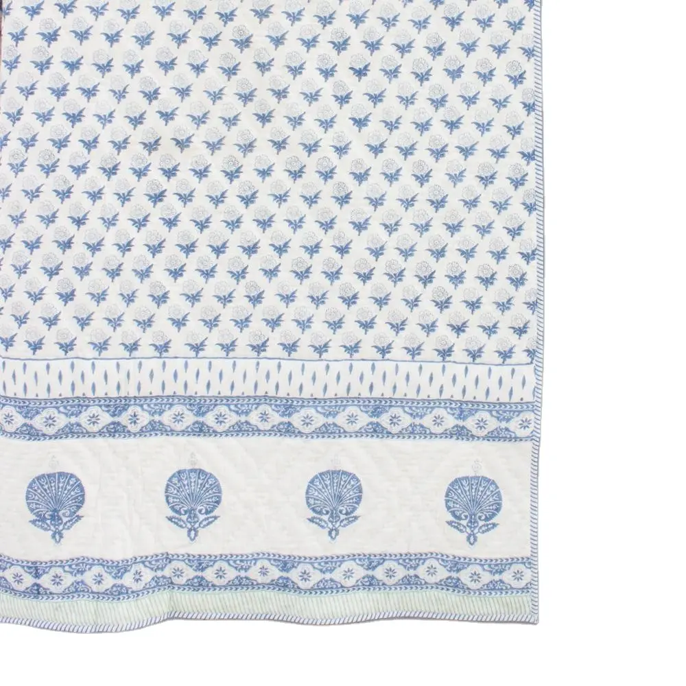 Hand Block print Quilt Customized Wholesale 100 % Cotton Jaipuri Razai Luxury home textile