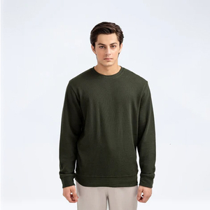 Sudadera de algodón de diseñador para hombre, ropa de calle con logotipo impreso personalizado, cuello redondo, suministro al por mayor para la temporada de invierno, sudaderas con capucha ODM - Product Image 5