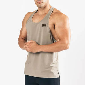 Venta caliente último estilo gimnasio chaleco algodón hecho transpirable secado rápido gimnasio Fitness desgaste gimnasio chaleco - Product Image 1