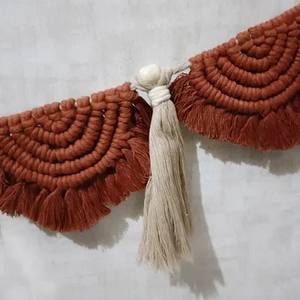 Directo del proveedor Boho Garland Macrame Colgante de pared Forma rectangular para ANIVERSARIO DE Navidad o cualquier ocasión - Product Image 6