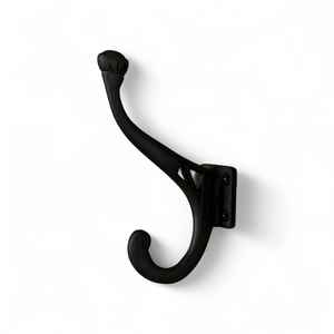 New Design Flower Shaped Black Powder Coated Finished Iron Hook For Decor For Gifting For Bedroom Organizer - Product Image 4