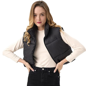 Chaleco acolchado ligero para mujer, resistente al viento, diseño suave, chaleco acolchado para mujer, Abrigo acolchado térmico para uso diario, chaleco acolchado para mujer - Product Image 2