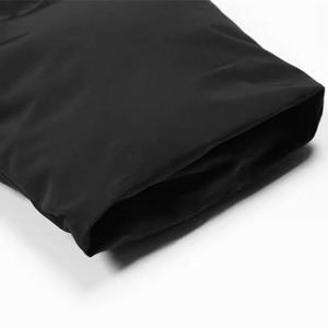 Chaqueta bomber recortada personalizada de alta calidad para hombre para invierno cálido acolchado con capucha cuello frontal logotipo estilo Formal para exteriores - Product Image 5