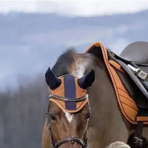 Conception personnalisée de haute qualité Cheval Mouche Voile Bonnet d'oreille Cheval Équitation Oreille Bonnet Cheval Fait à la main Mouche Voile Meilleure vente - Product Image 3