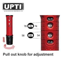Clé dynamométrique numérique UPTI en acier au carbone, fabrication taïwanaise, pour éclairage LED automobile, échelles de fenêtre, capacité maximale 200 N-m, précision +/-3%