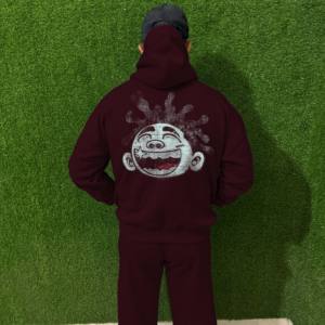 Chándal Deportivo Vintage para Hombre, 100% Algodón, Estilo Urbano, con Capucha, Cuello Elástico, Sudadera sin Mangas, Felpa Técnica, Secado Rápido, Transpirable, Color Sólido - Product Image 6