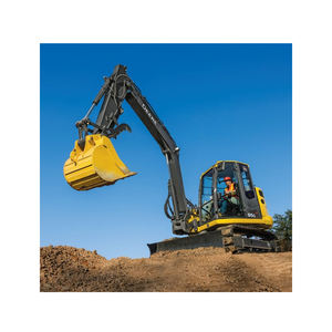 Excavadora compacta John Deere 85G, equipo de maquinaria de construcción resistente con motor diésel fuerte para proyectos de movimiento de tierras - Product Image 2