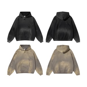 เสื้อฮู้ดผ้าฝ้าย100% สำหรับเด็กผู้หญิงมีเชือกรูดคู่แบบง่ายเนื้อผ้าระบายอากาศได้ดี - Product Image 3