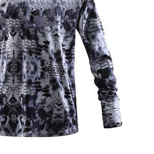 Sudadera transpirable para deportes al aire libre con protección solar UPF y máscara integrada para comodidad durante todo el día - Product Image 3