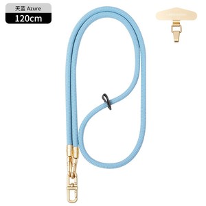 Cordon de téléphone réglable en polyester tressé, anti-chute, tendance, 160 cm, pour smartphones - Product Image 6