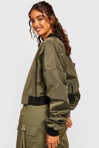 Best-seller Blousons bombardiers en satin tendance pour l'extérieur Blouson bombardier hiver satin dernier modèle fournisseur grossiste - Product Image 2