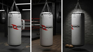 Leather Heavy <b>Punching</b> <b>Bag</b> with Sands Filling 25KG Heavy Duty Boxing <b>Punching</b> <b>Stand</b> - Product Image 2