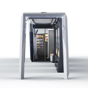 Paradas <span class=keywords><strong>de</strong></span> Autobús Inteligentes y Creativas con Paneles Solares <span class=keywords><strong>de</strong></span> Energía Solar Sostenible <span class=keywords><strong>de</strong></span> Acero Inoxidable Impermeable <span class=keywords><strong>de</strong></span> Alta Calidad con Pantalla LCD - Product Image 4