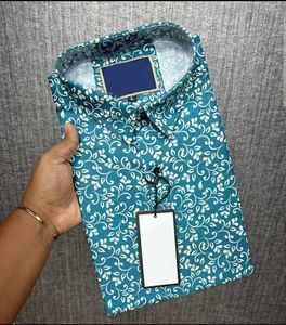 Camisas transpirables de diseño moderno de alta calidad para hombre, camisa de vestir de ajuste completo a la moda original y pura para hombre con logotipo personalizado - Product Image 3