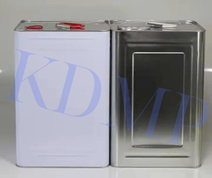 กระป๋อง18L ทรงสี่เหลี่ยมกระป๋องมีฝาปิดสำหรับตัวทำละลายสารเคมีน้ำมันหล่อลื่นบรรจุภัณฑ์สีน้ำมันเกรดอุตสาหกรรมกันรั่วซึมจากโรงงาน - Product Image 6