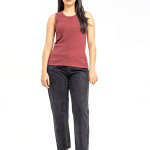 Camiseta sin mangas con logotipo personalizado de talla de EE. UU./UE, camiseta sin mangas de ajuste cómodo de verano, ropa deportiva, camiseta sin mangas de Yoga para entrenamiento para mujer - Product Image 1