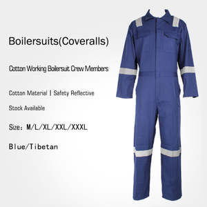 Bata de trabajo de 100% algodón con cinta reflectante, venta al por mayor y personalizada - Product Image 5