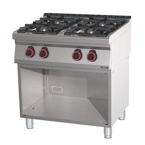Cuisinière à gaz HP 80 à 4 brûleurs avec armoire, plaques de cuisson à gaz pour cuisine - Product Image 1