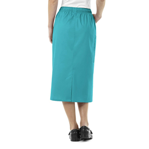 OEM Wholesale Custom Made Women's Scrub Skirts with High Quality Cotton Material Breathable Straight Design Customized Colors - Product Image 2