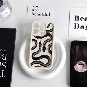 Funda para Teléfono, Precio Bajo, Diseño de Serpiente <span class=keywords><strong>Mamba</strong></span> <span class=keywords><strong>Negra</strong></span>, Color Mate, para iPhone XS MAX 16 PRO MAX, Protección Total Contra Caídas - Product Image 5