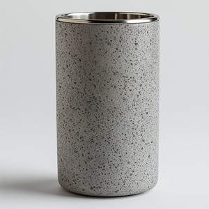 Porte-brosse à dents de salle de bain en métal poli avec design écologique, options personnalisables, haute résistance pour les espaces modernes - Product Image 1