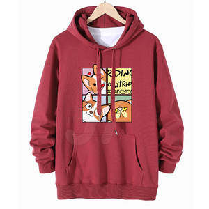 Cómoda Sudadera con capucha para hombre con tela suave y estilo informal relajado Sudadera con capucha para hombre con Capucha ajustable - Product Image 1