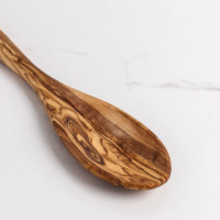 Ensemble de cuillères en bois d'olivier méditerranéen faites à la main ArtisRaw, cadeaux d'affaires, cuillères de cuisine naturelles, ustensiles de cuisine en bois de qualité supérieure