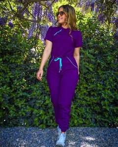 Garde-robe médicale personnalisée de luxe haut de gamme personnalisée ensembles d'uniformes de joggeurs bleu <span class=keywords><strong>royal</strong></span> avec logo 5 poches - Product Image 5