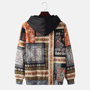 เสื้อฮู้ดแบบซับลิเมชันมีฮู้ดผ้าคอตตอนผสมดีไซน์ใหม่ - Product Image 2