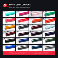 Film de protection de peinture automobile OEM ODM, vert militaire satiné, TPU couleur PPF