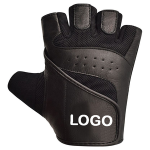 Gants de musculation de haute qualité à demi-doigts, respirants, pour le cyclisme, logo personnalisé, cuir synthétique - Product Image 1