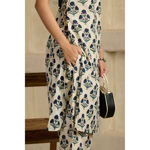 Ensemble Kurta à bretelles pour femmes Poppy Play avec pantalon et pantalon long - Product Image 5