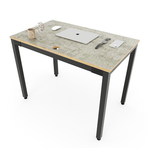 Bureau d'ordinateur en contreplaqué Concrete-Color UConcept HBUC038 100x60cm avec pieds - Product Image 1
