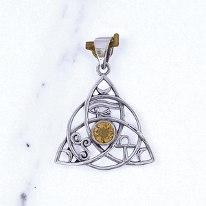 จี้พลอยบริโอแล็ตต์ทรงเหลี่ยมเพชรพลอยควอทซ์ซิทรินขนาด925สำหรับห่อด้วยลวดสำหรับทำเครื่องประดับที่สวยงามมีเสน่ห์เป็นจำนวนมาก - Product Image 2