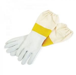 High Quality Leather Beekeeping Gloves Bee Keeping Breathable Safety Work - Product Image 5