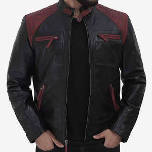 Veste en cuir élégante pour hommes High Street Veste de travail à Offre Spéciale intérieure en polyester de qualité avec style d'hiver chauffé à glissière - Product Image 2