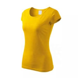Camiseta con cuello redondo para mujer, precio al por mayor, 100% algodón, secado rápido, cómoda y de la mejor calidad de Pakistán, ecológica - Product Image 1