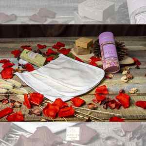 Gants exfoliants double face en soie végétalienne pour le corps, résistants, pour l'élimination des peaux mortes, en viscose et soie de cocon de mûrier - Product Image 2